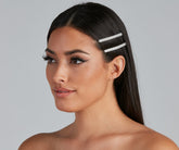 Lot de deux barrettes à strass Endless Glam